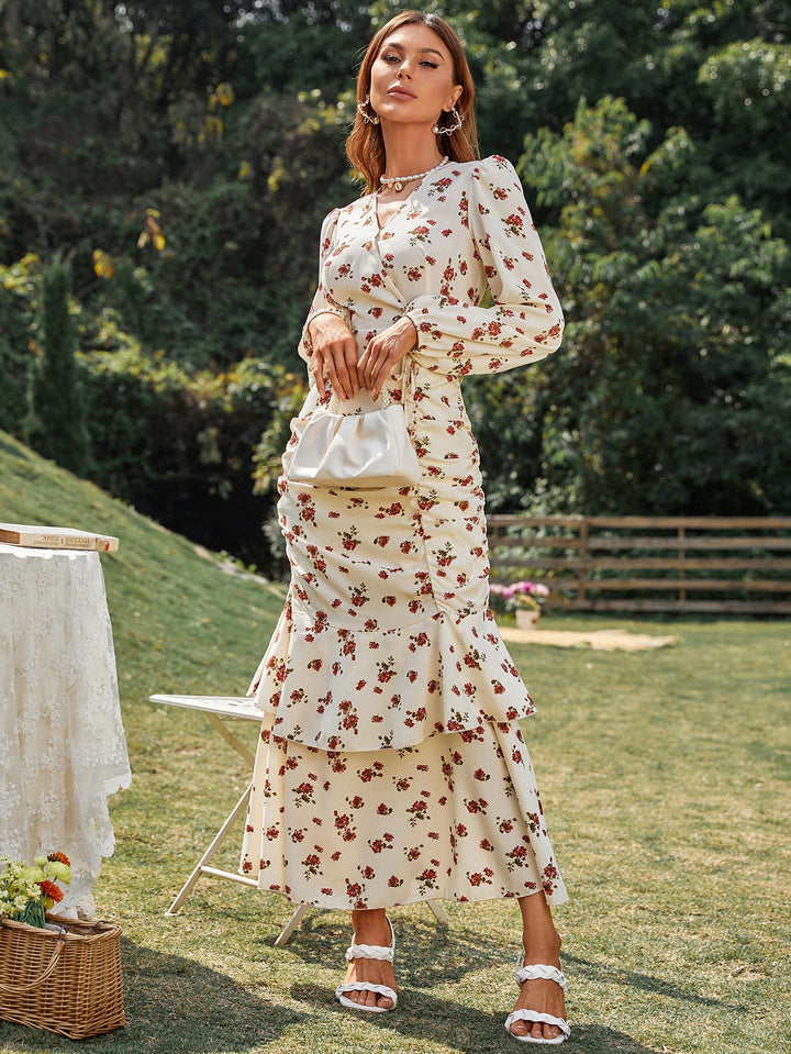 Rochie maxi SHEIN, portocaliu