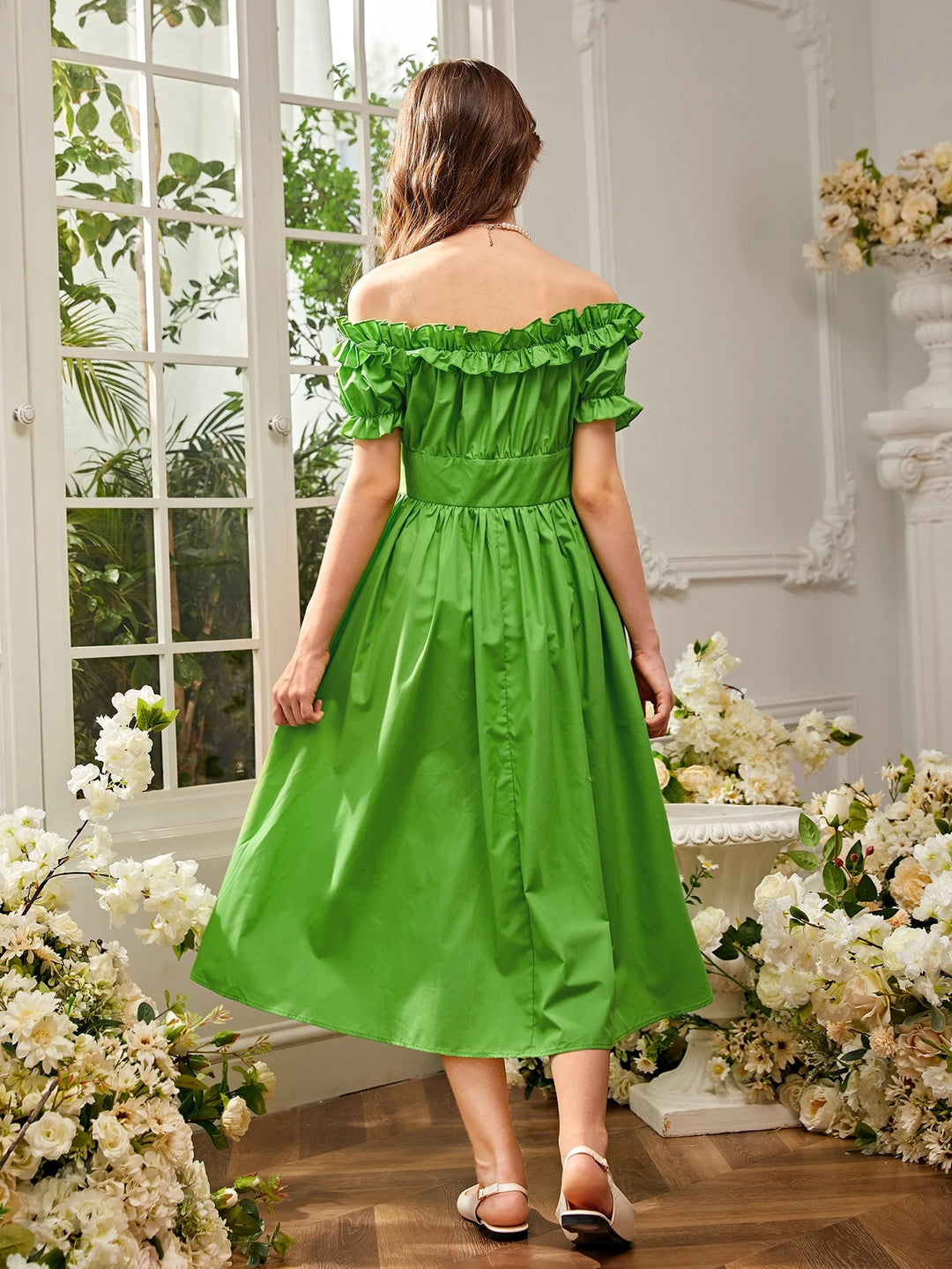 Rochie SHEIN, verde