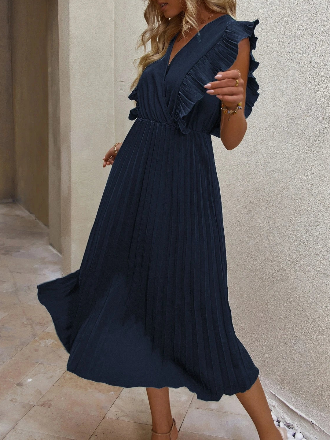 Rochie midi SHEIN, albastru
