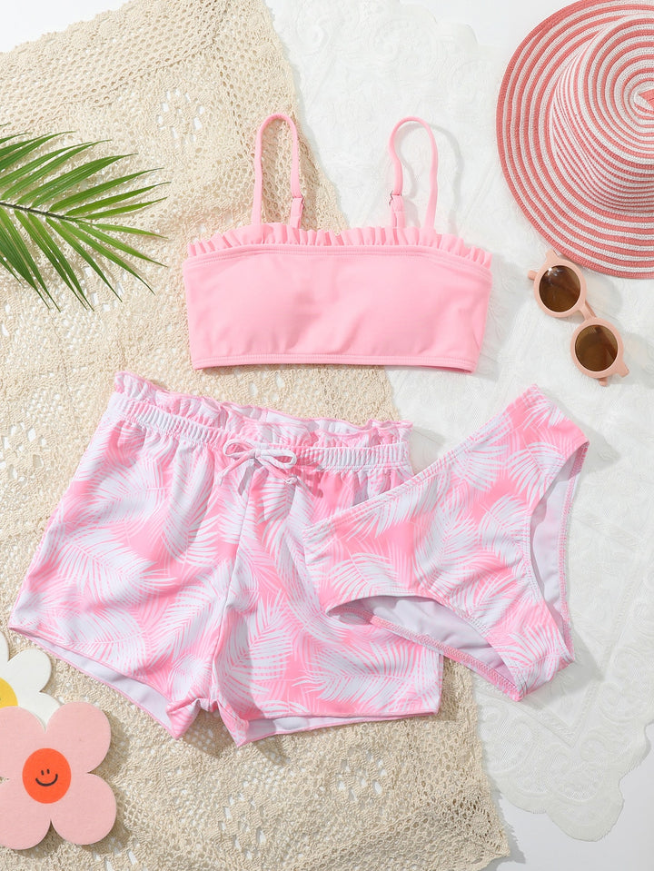 Set bikini SHEIN, roz