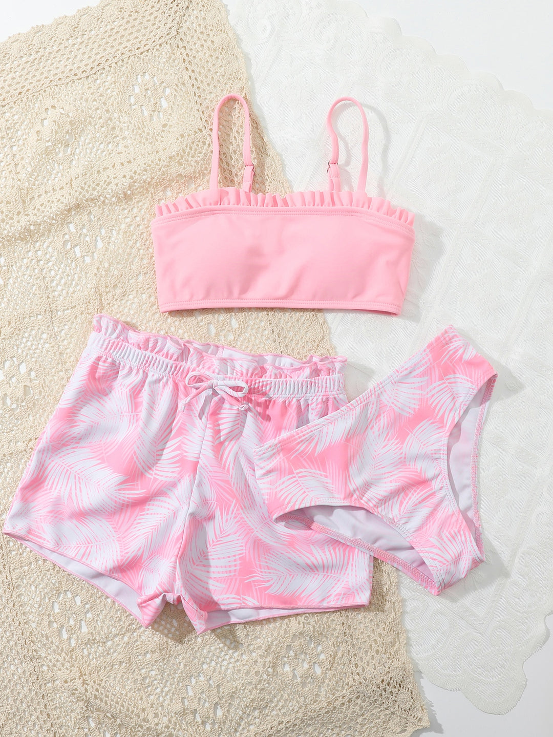 Set bikini SHEIN, roz