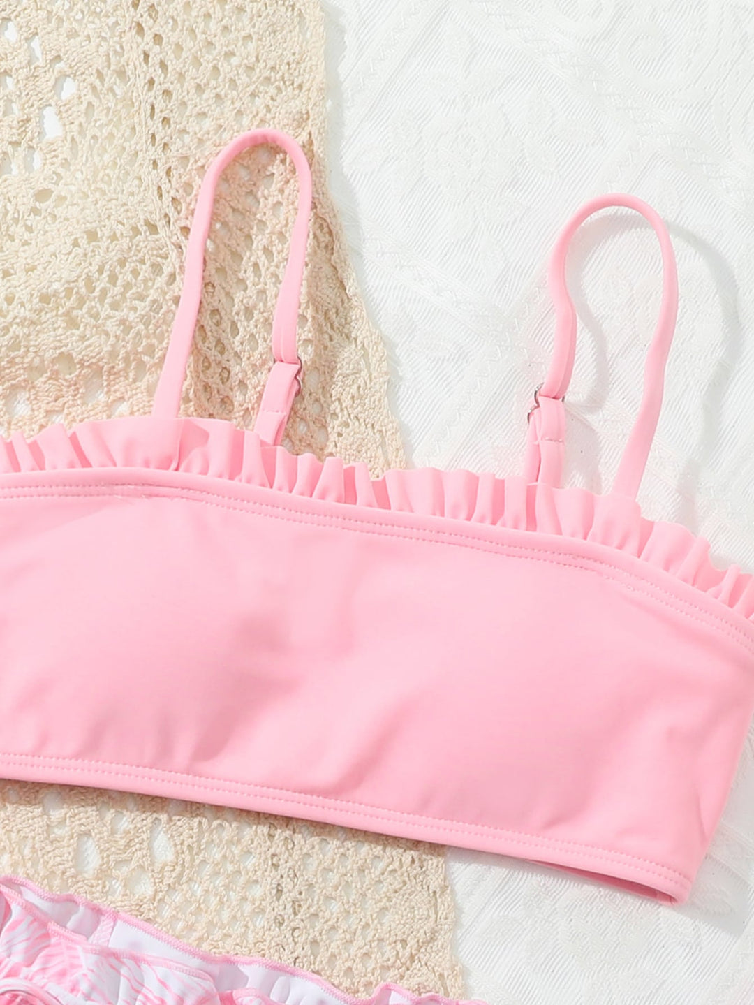 Set bikini SHEIN, roz