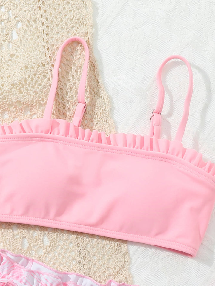 Set bikini SHEIN, roz