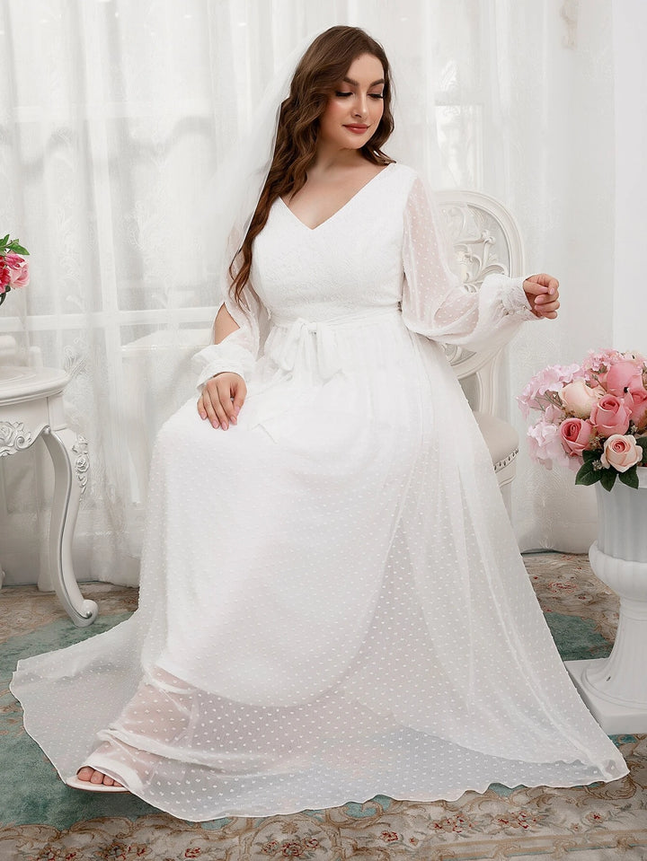 Rochie maxi SHEIN, alb