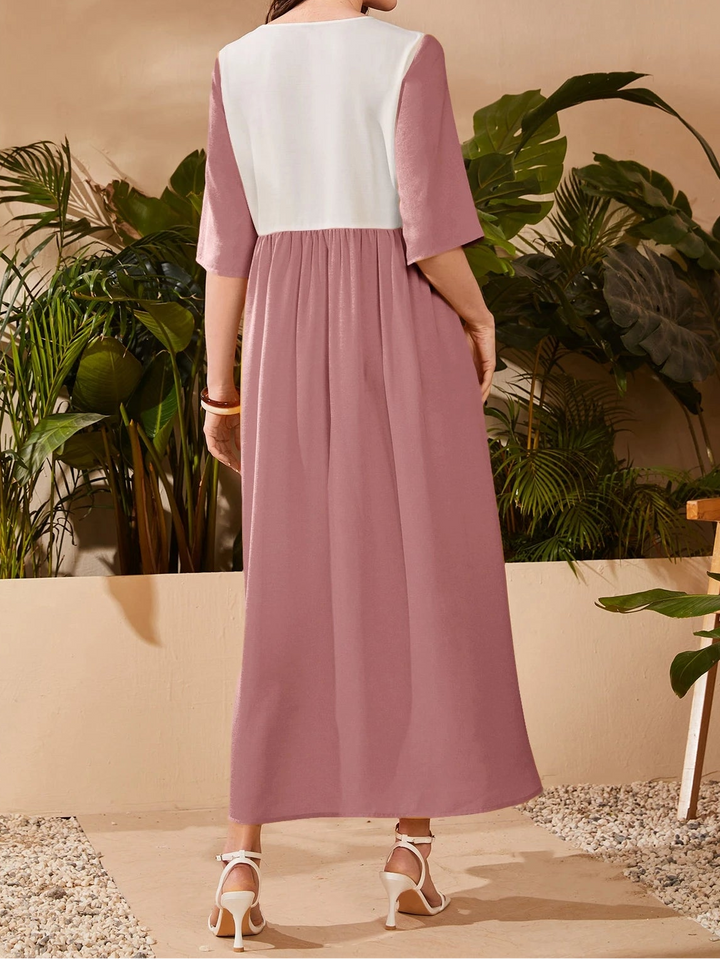 Rochie maxi SHEIN, mix culori