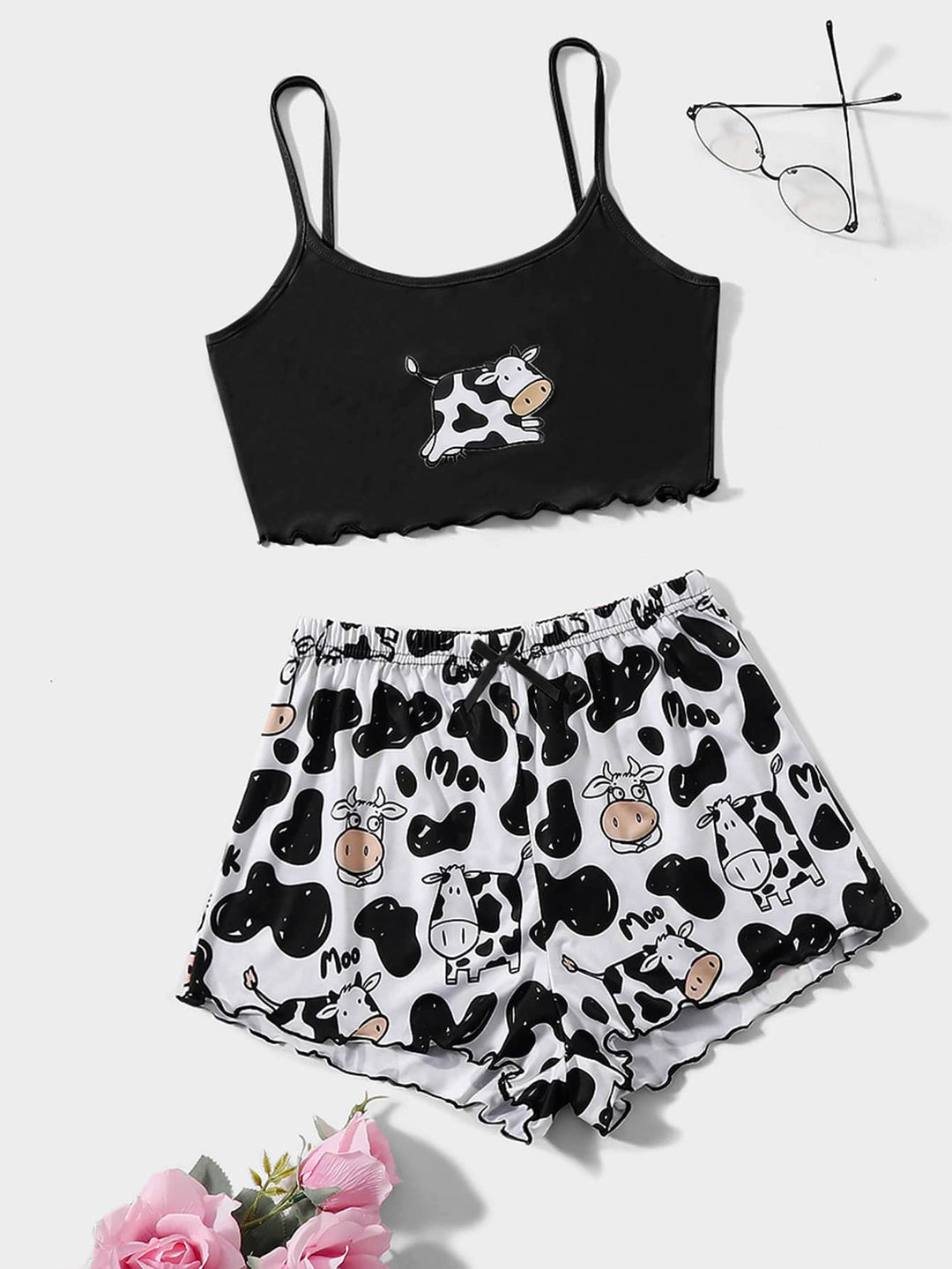 Set pijamale SHEIN, negru