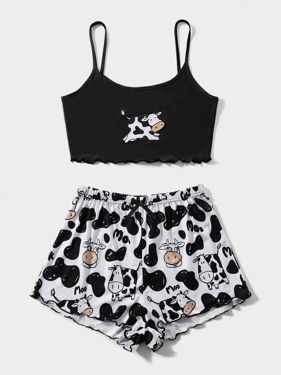 Set pijamale SHEIN, negru