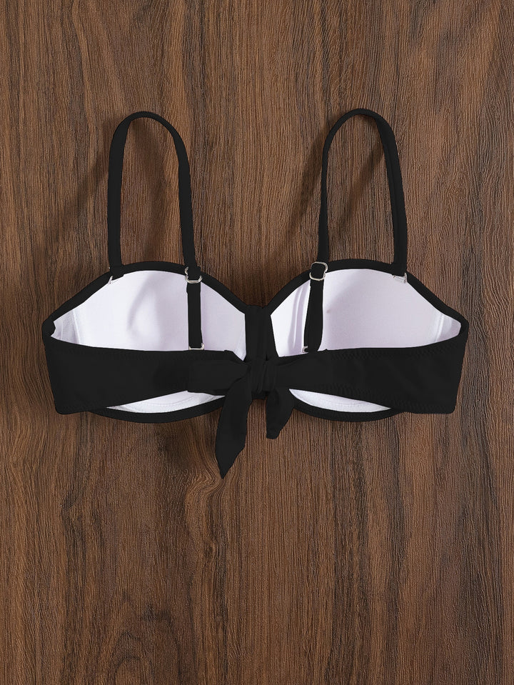Sutien de baie SHEIN, negru
