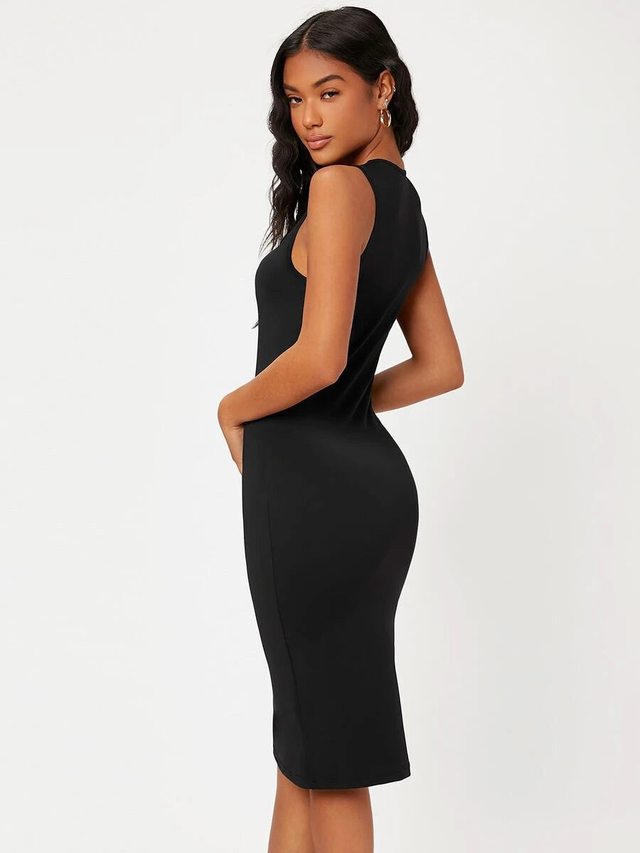 Rochie midi SHEIN, negru
