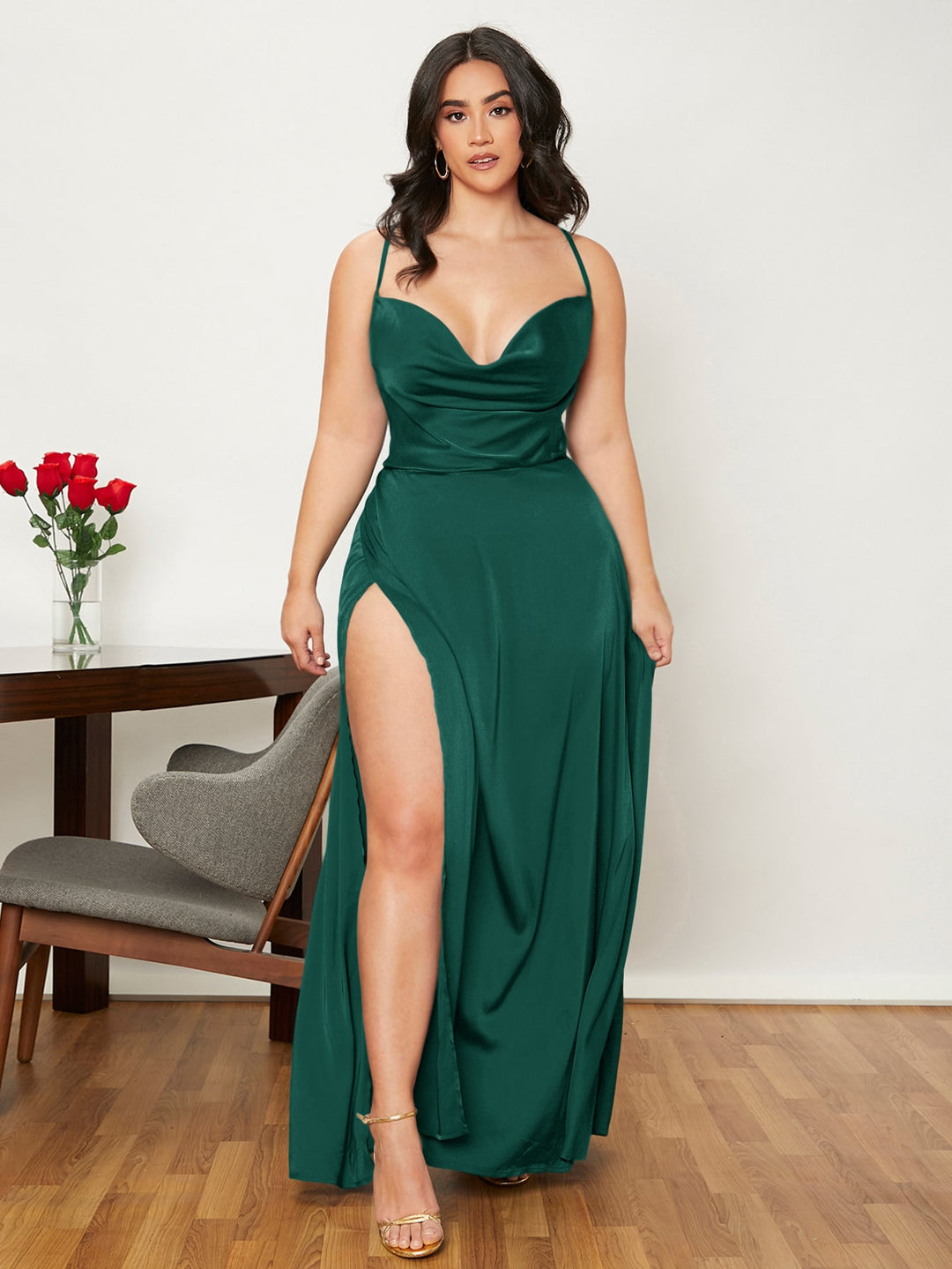 Rochie SHEIN, verde