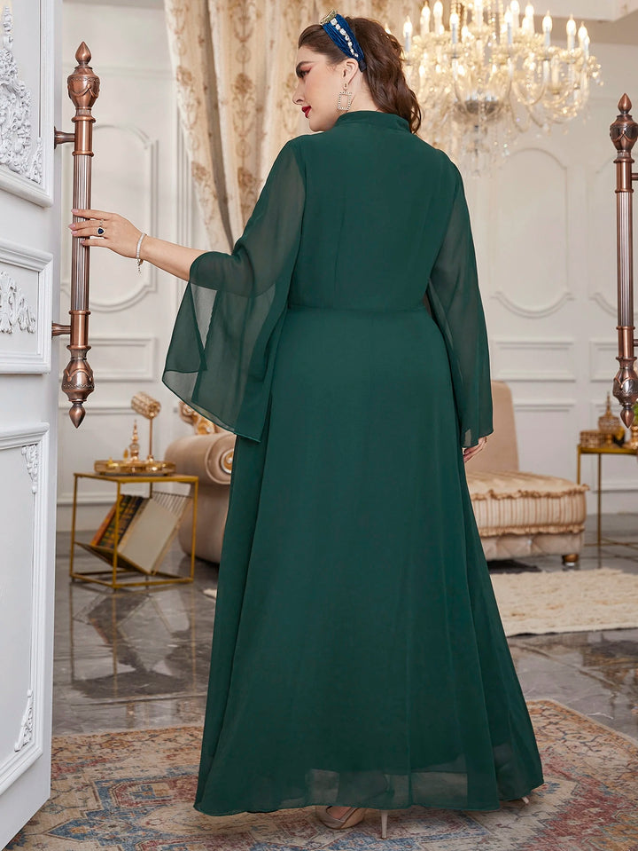 SHEIN maxi ruha, zöld