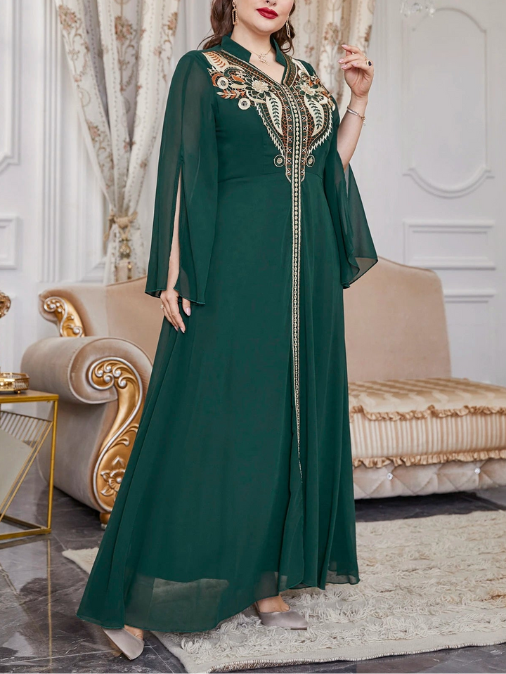 SHEIN maxi ruha, zöld