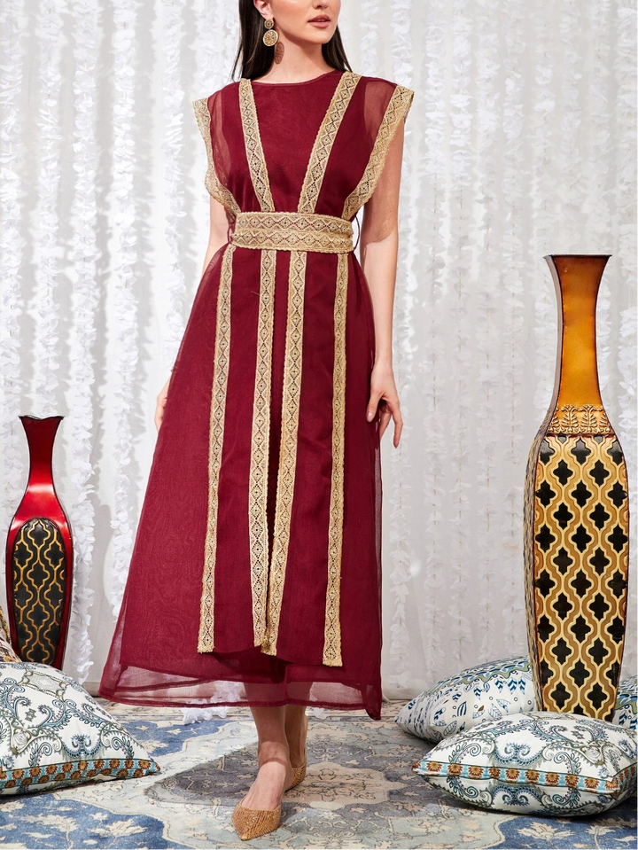 Rochie maxi SHEIN, vișiniu