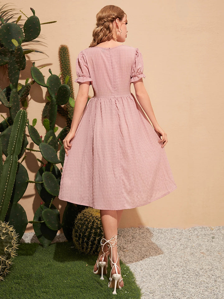 Rochie midi SHEIN, roz