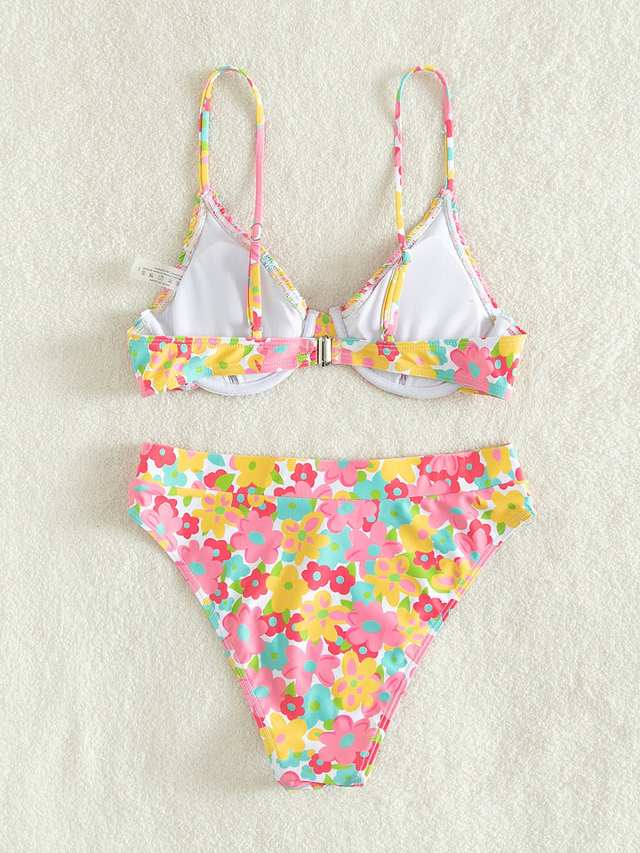 Set bikini SHEIN, mix culori