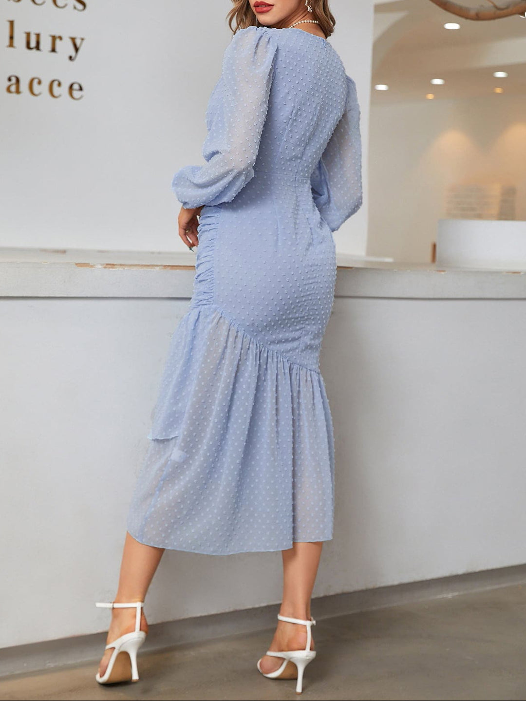 Rochie midi Shein, albastru