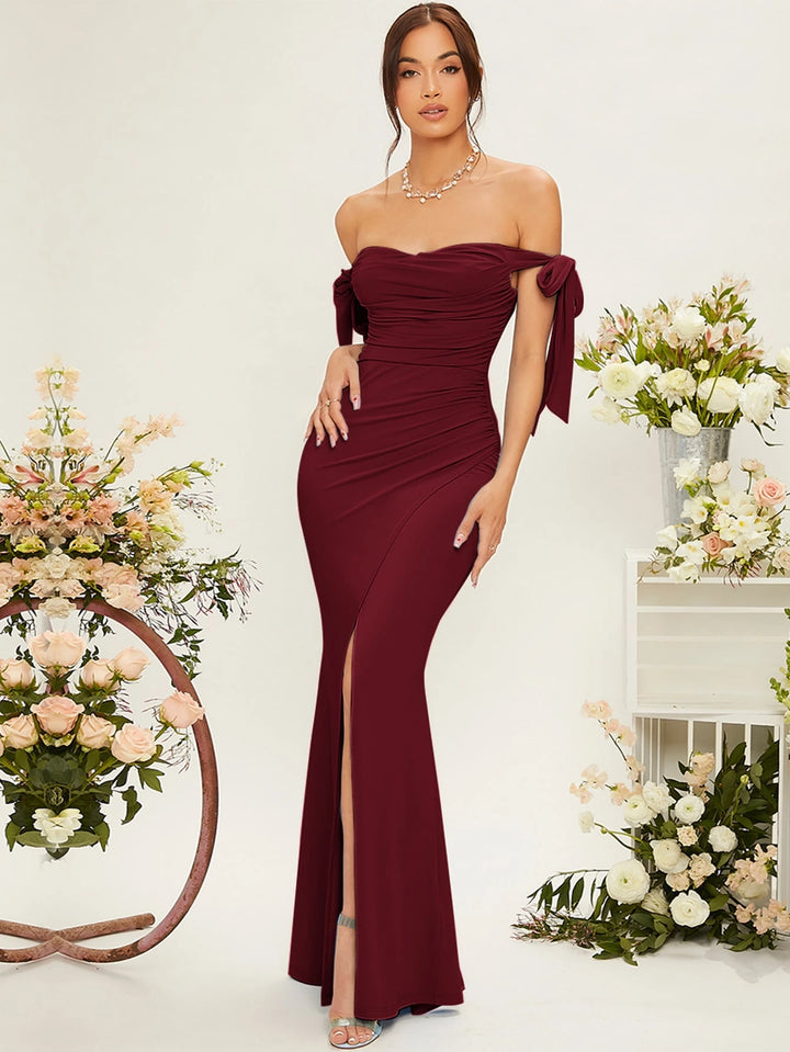 Rochie maxi SHEIN, vișiniu