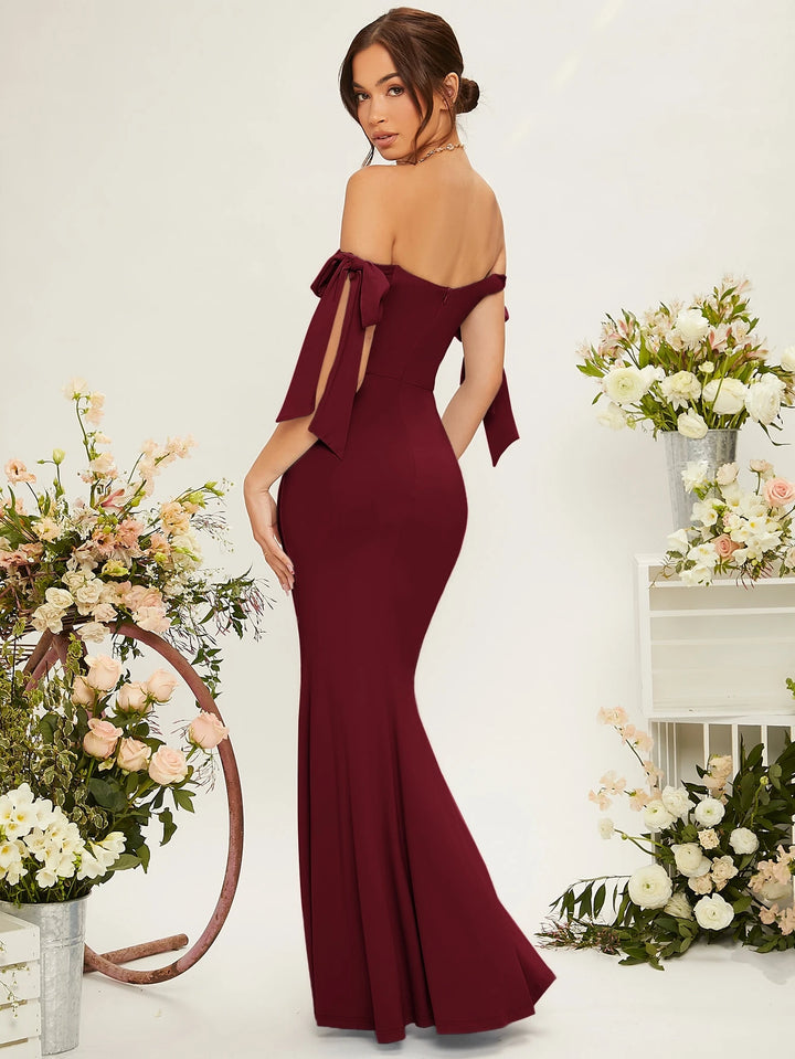 Rochie maxi SHEIN, vișiniu