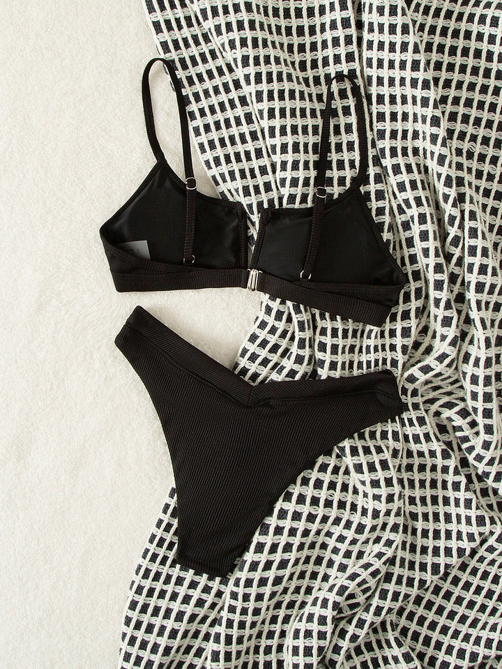 Set bikini SHEIN, negru