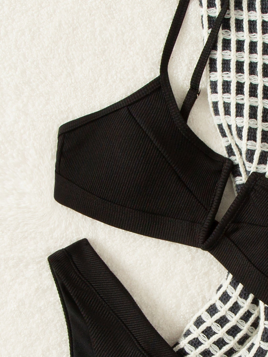 Set bikini SHEIN, negru