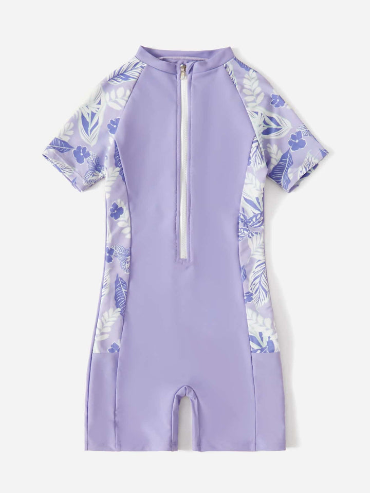 Costum de baie întreg SHEIN, mov