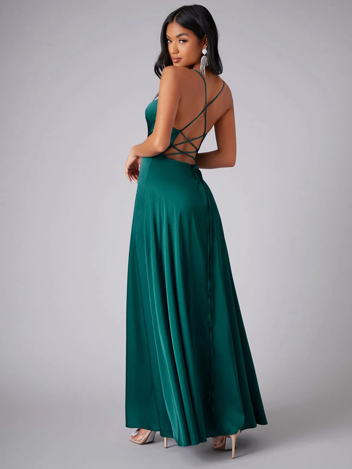 Rochie maxi SHEIN, verde