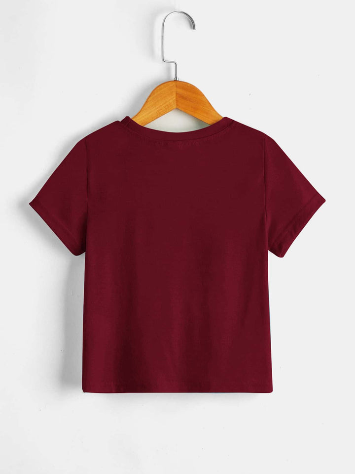 Tricou SHEIN, vișiniu