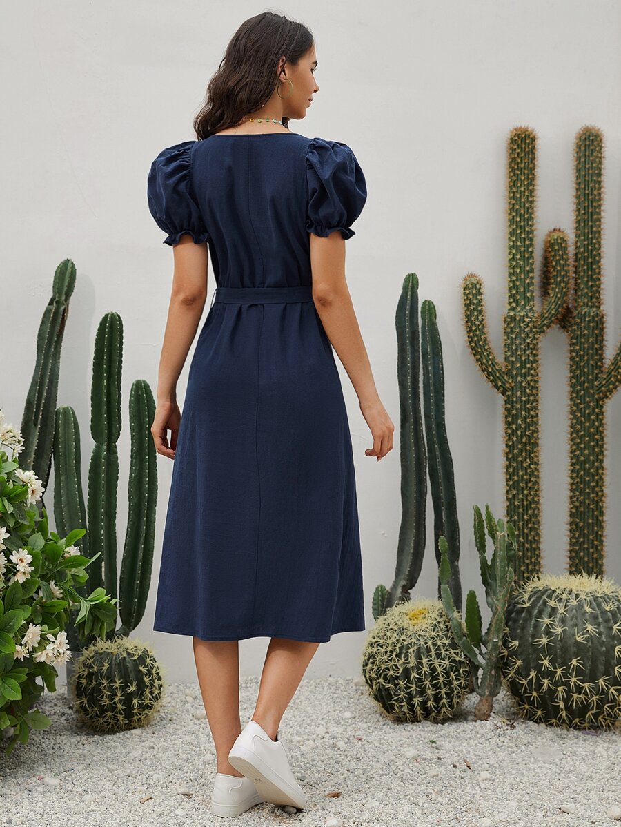 Rochie midi SHEIN, abastru