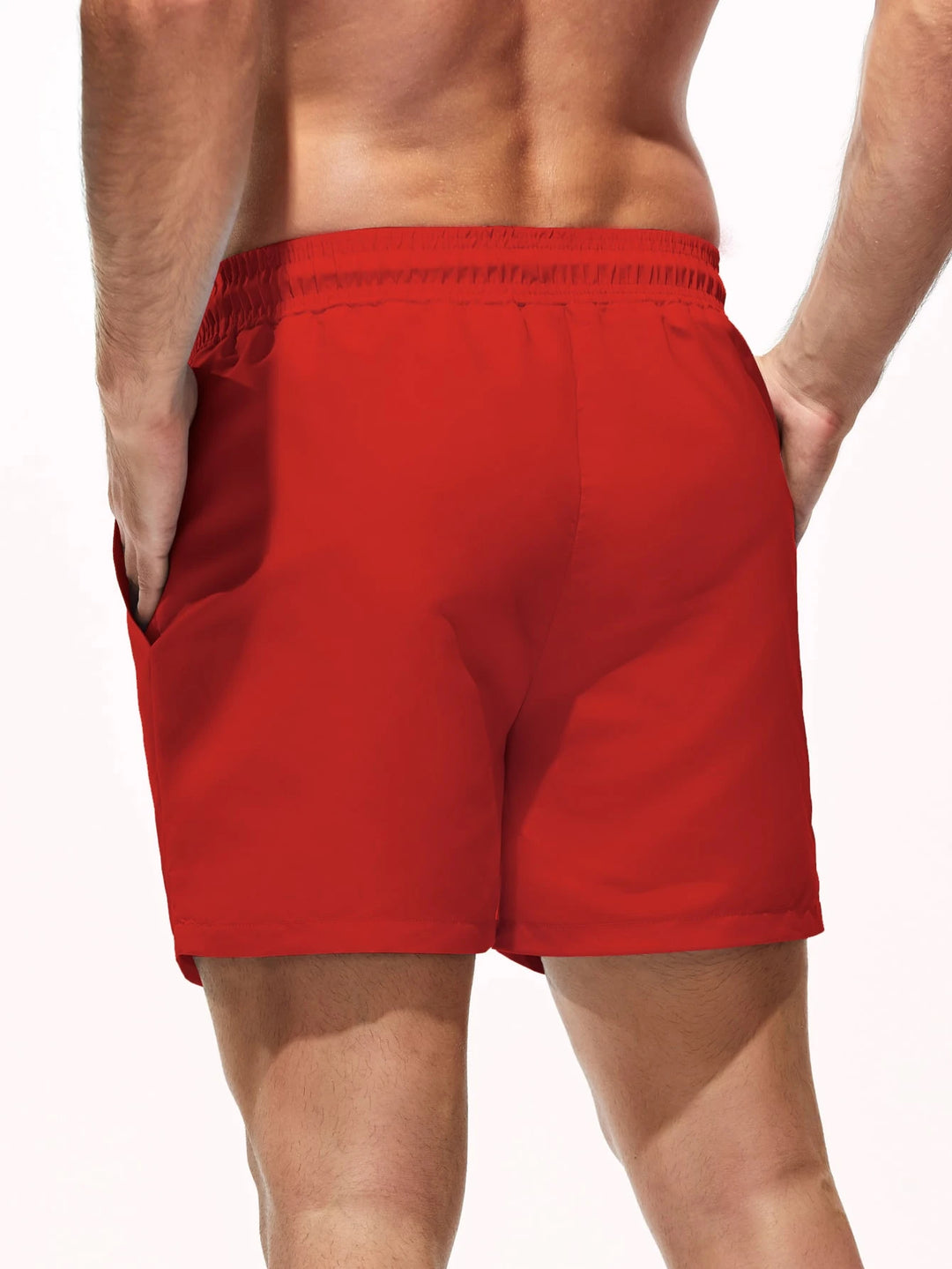 Pantaloni scurți SHEIN, roșu