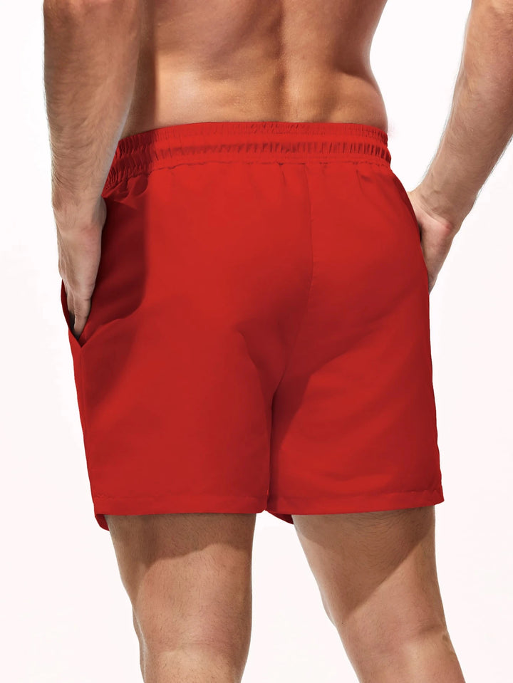Pantaloni scurți SHEIN, roșu