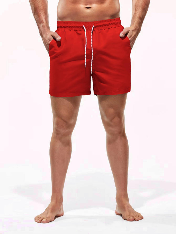 Pantaloni scurți SHEIN, roșu