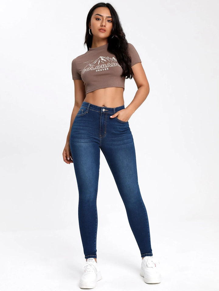 Jeans SHEIN, albastru