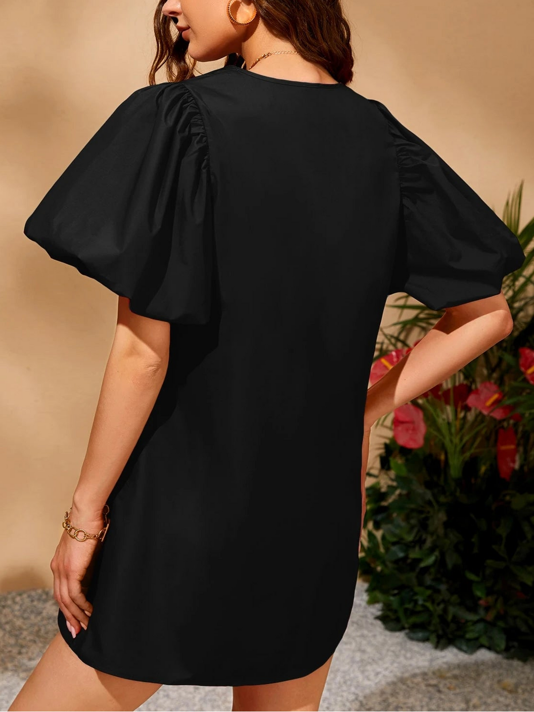 Shein miniruha, fekete