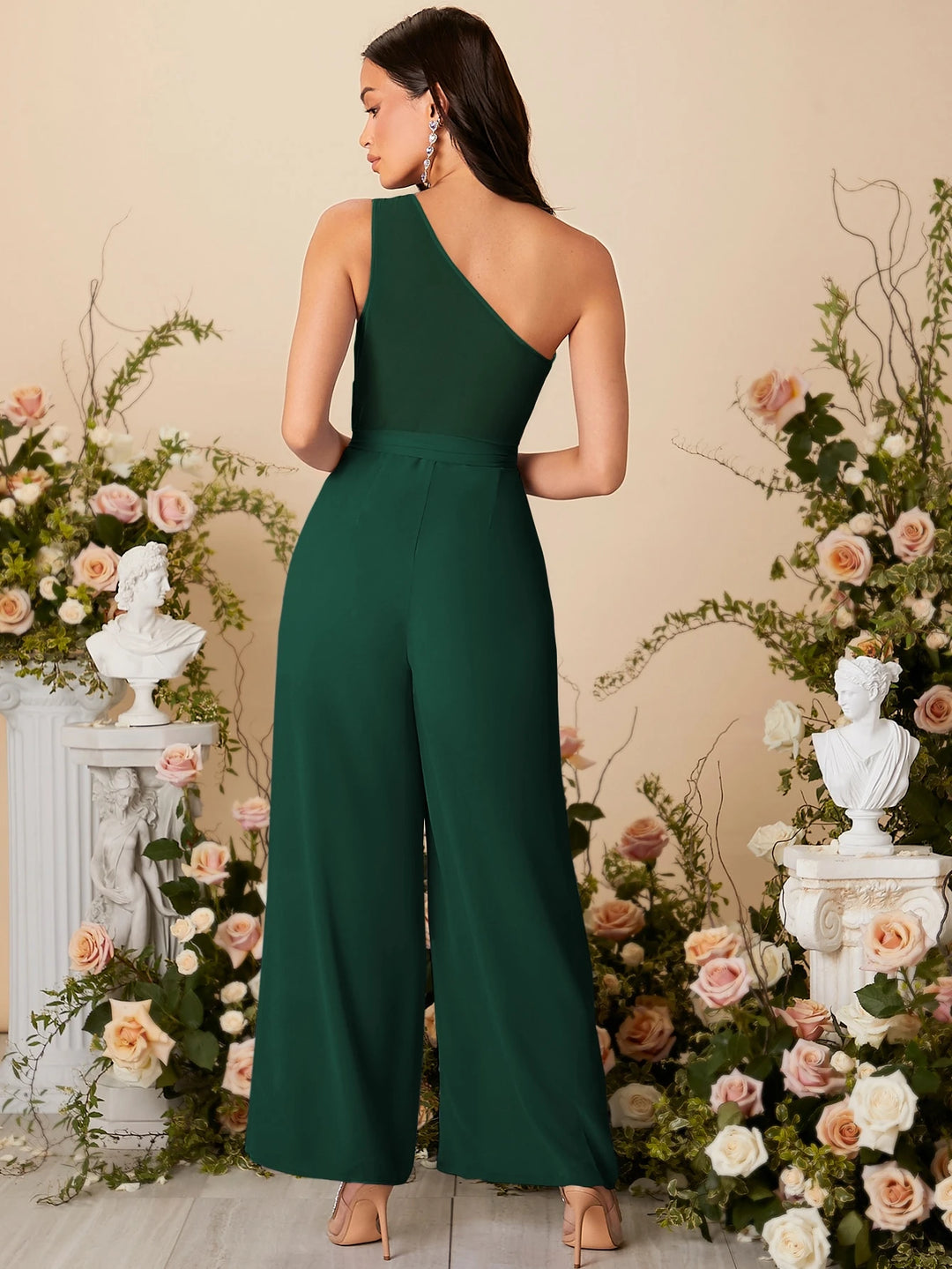 Salopetă lungă SHEIN, verde