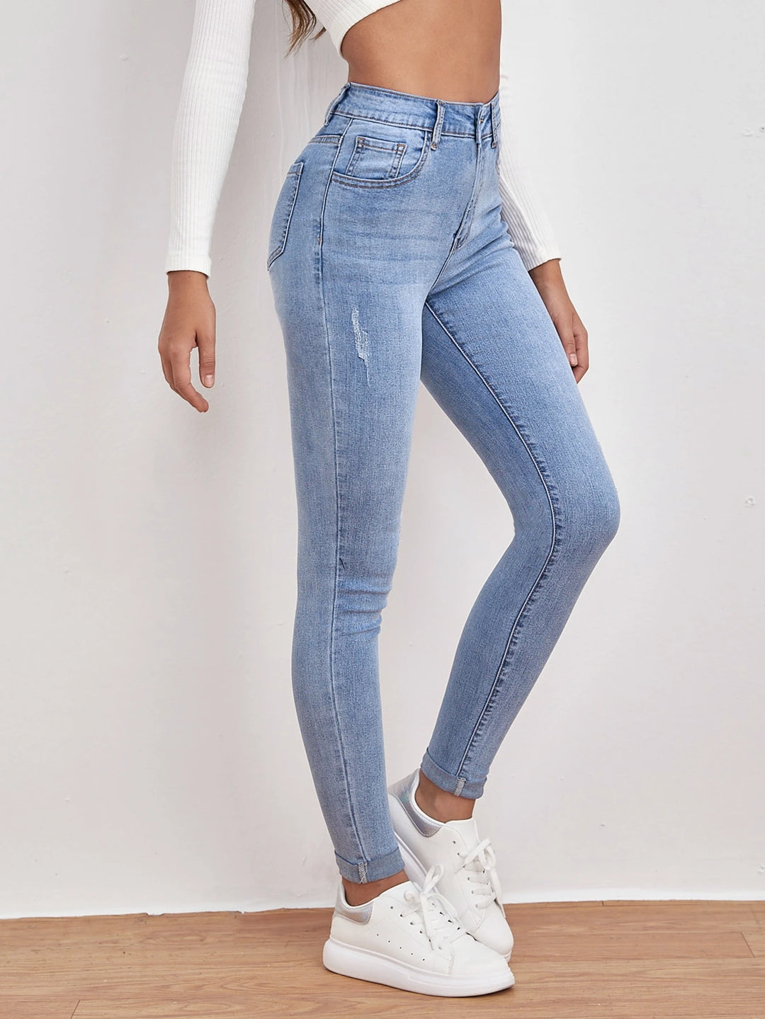 Jeans SHEIN, albastru