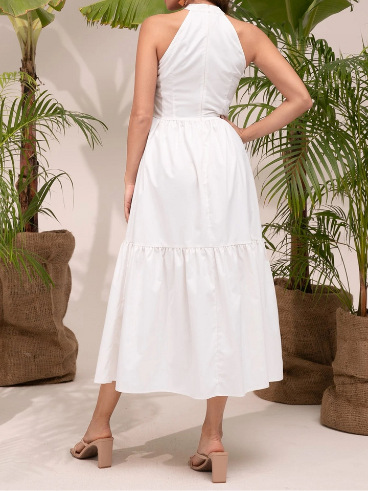 Rochie maxi SHEIN, bej