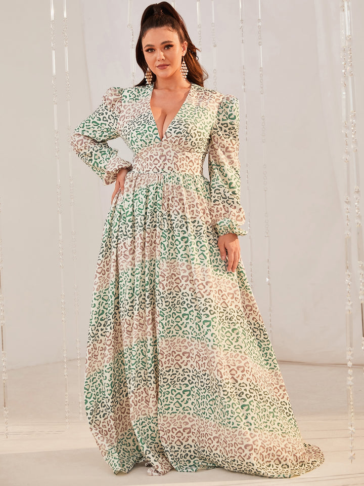 Rochie maxi SHEIN, mix culori