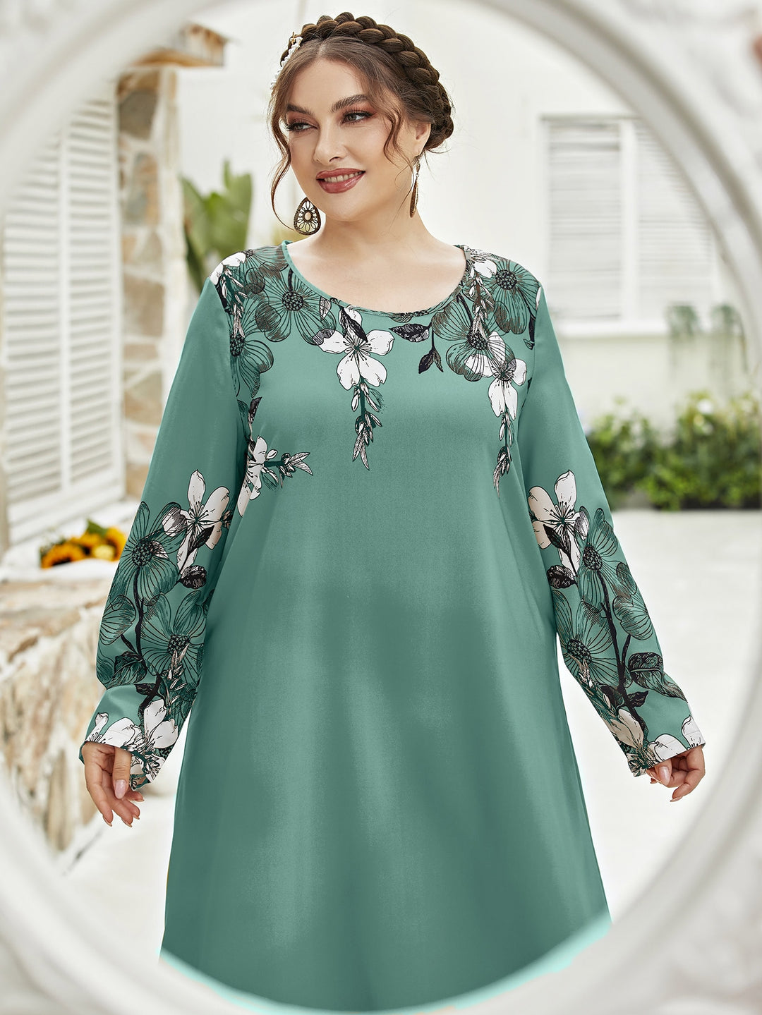 Rochie maxi SHEIN, verde