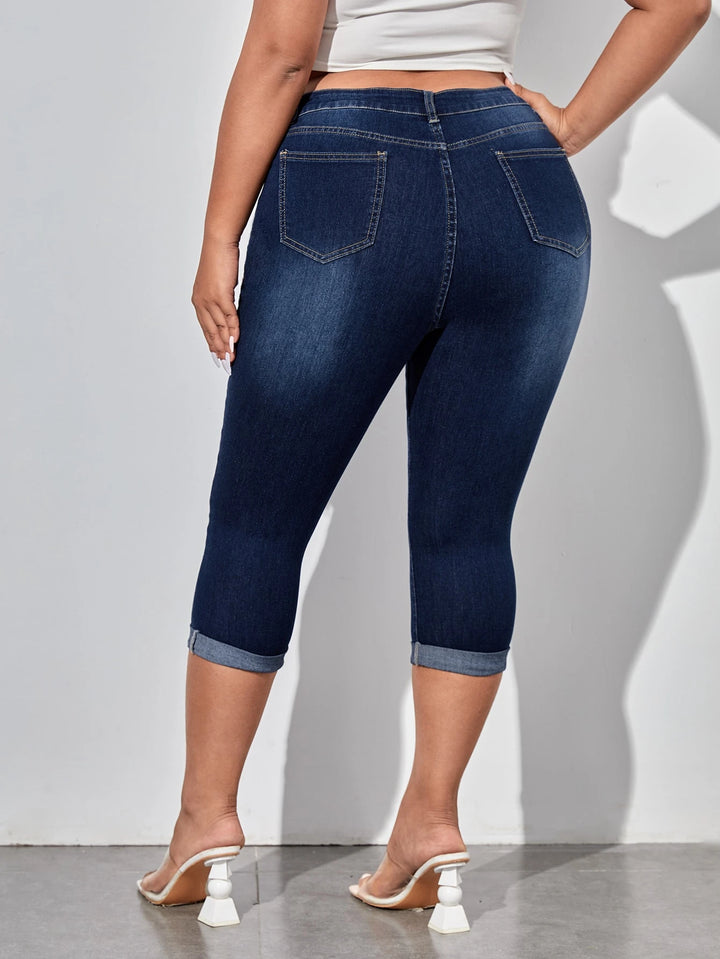 SHEIN 3/4 farmer, kék