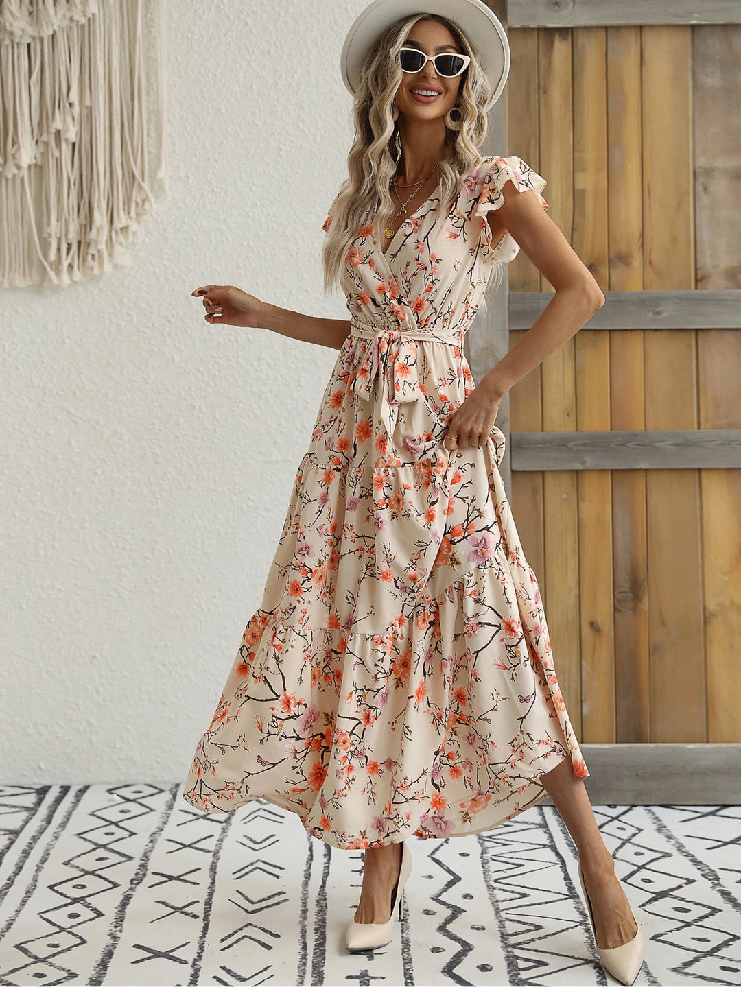 Rochie maxi SHEIN, mix culori