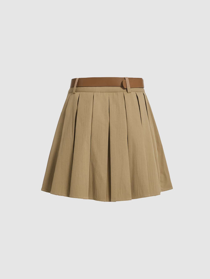 SHEIN miniszoknya, barna