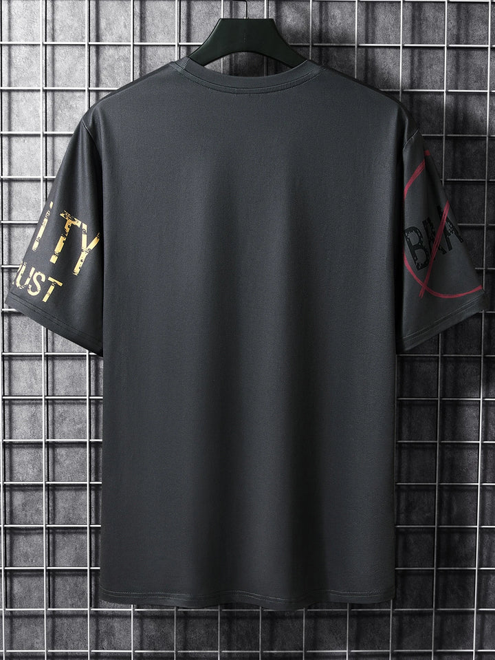 Tricou MANFINITY by Shein, gri