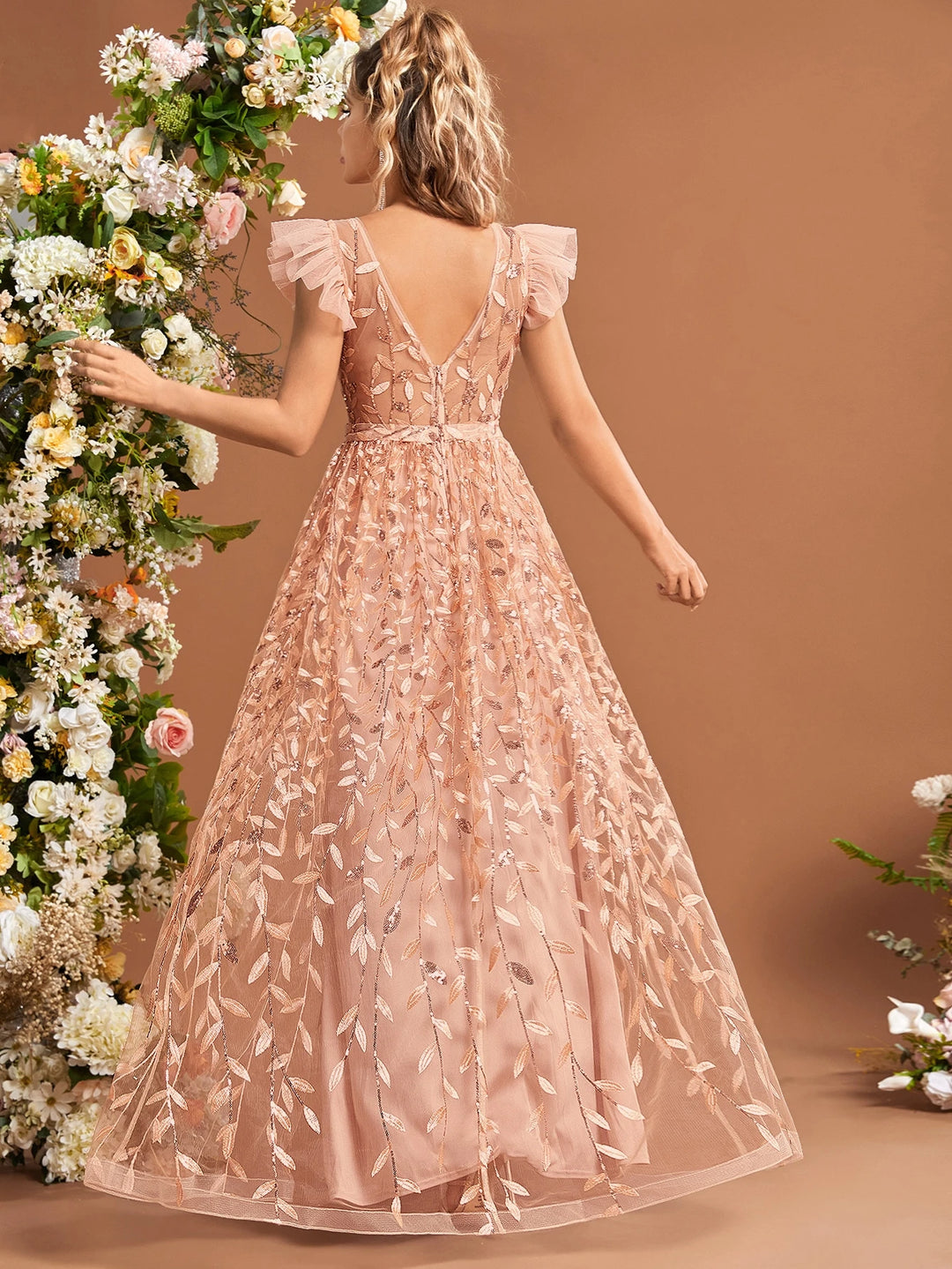 Rochie de ocazie SHEIN, roz