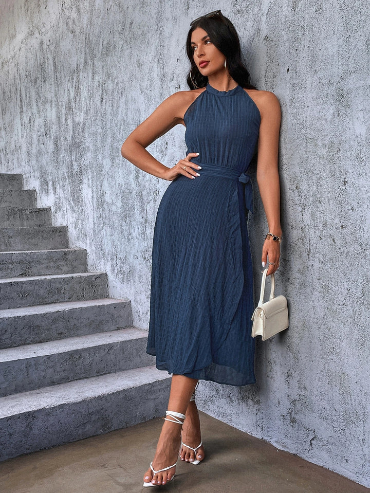 Rochie midi SHEIN, albastru