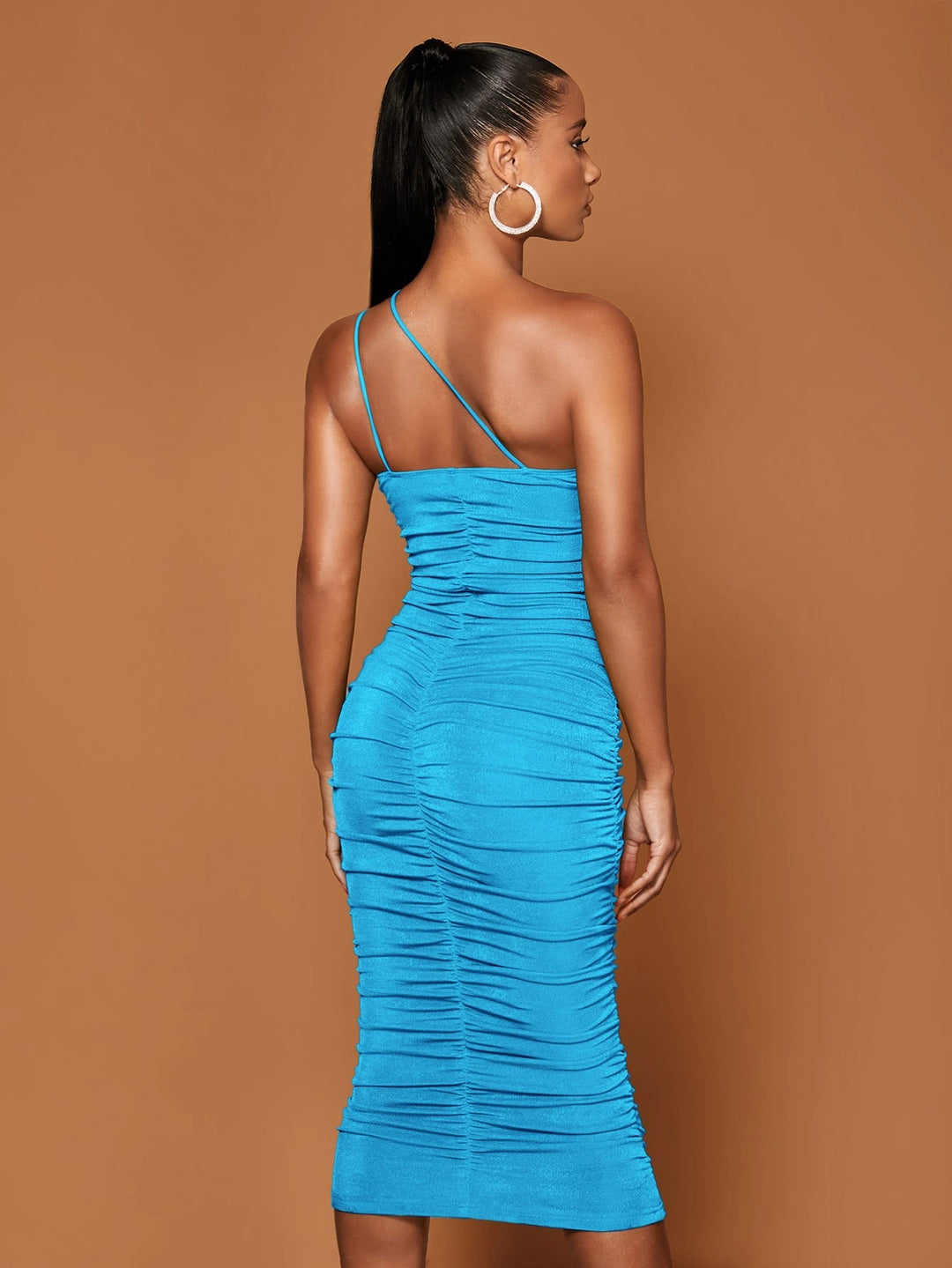 Rochie midi SHEIN, albastru