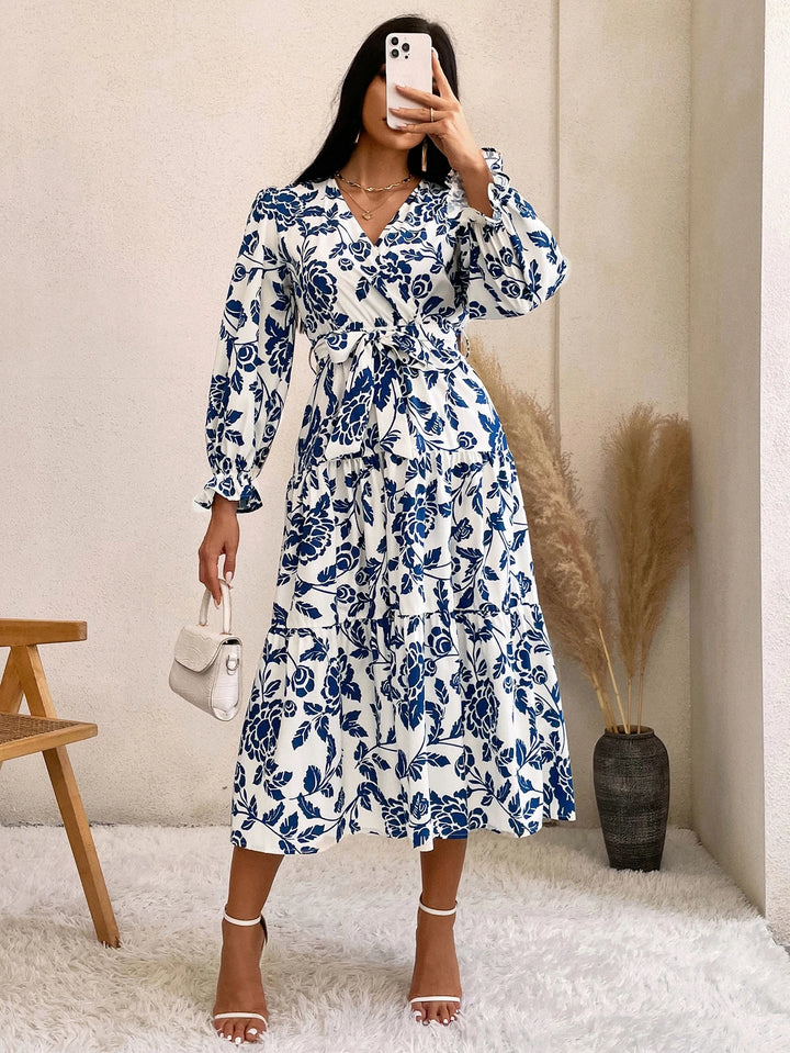 Rochie midi SHEIN, mix culori