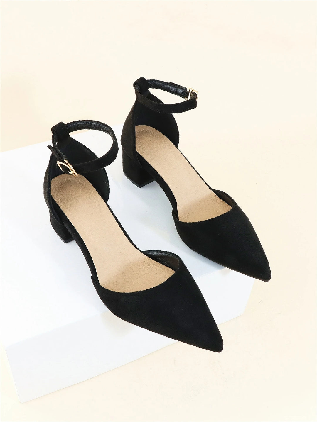 Pantofi cu toc SHEIN, negru