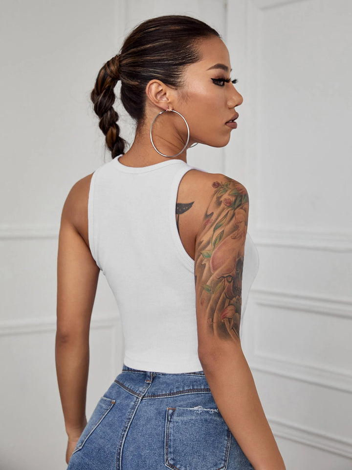 Top SHEIN, alb