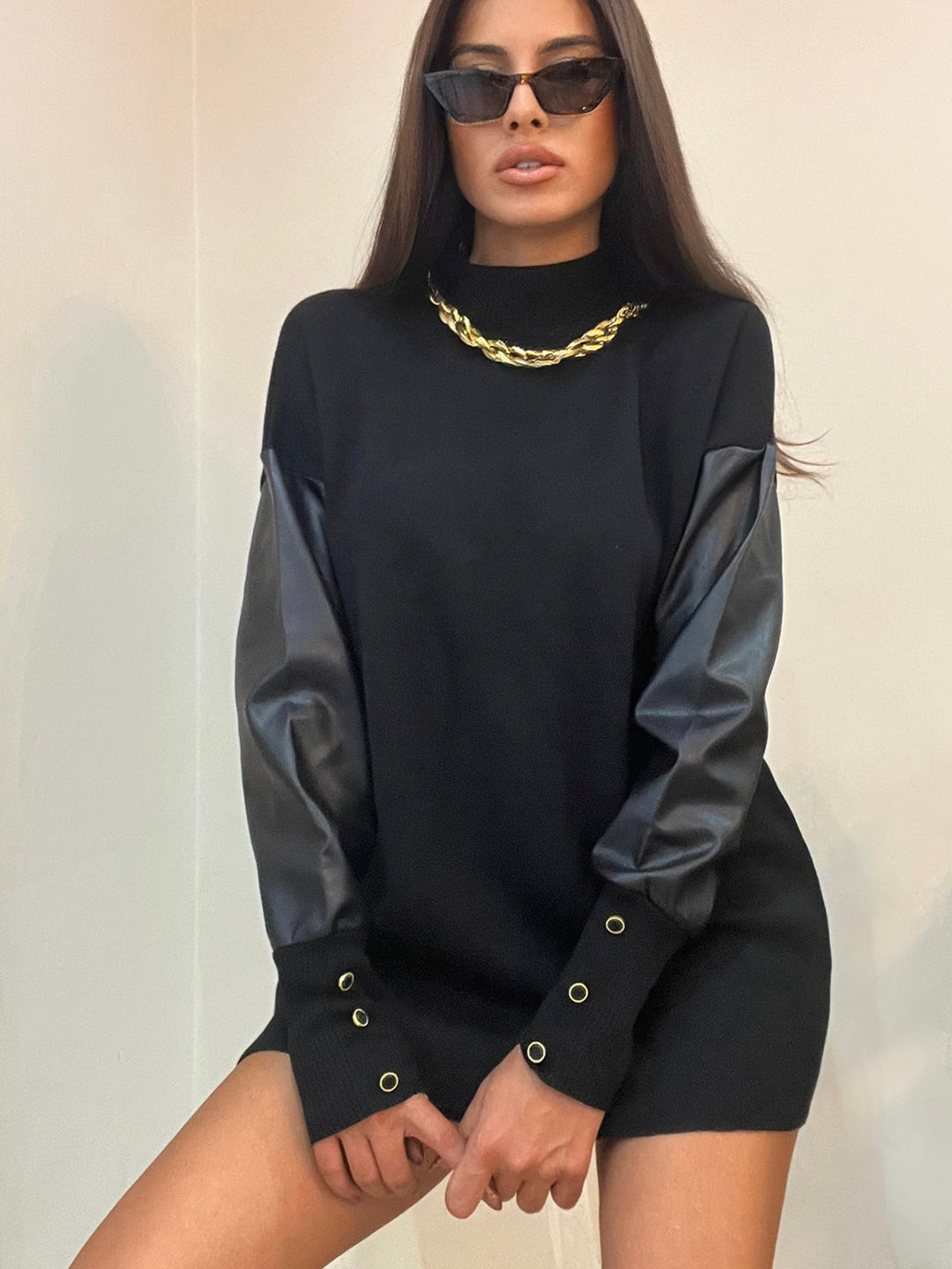 Pulover SHEIN, negru