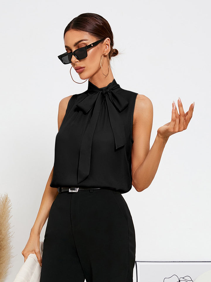 Bluza fără mâneci SHEIN, negru